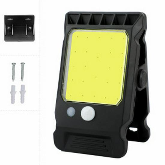 Super Bright Solar Outdoor Wall Light with Human Sensor, Waterproof for Courtyard, Fence, and Street Illumination