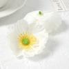 10Pcs Artificial Flowers Heads 7cm Fake Flowers for Home Decor Garden Wedding Marriage Decoration DIY Craft Wreath Gift Ornament