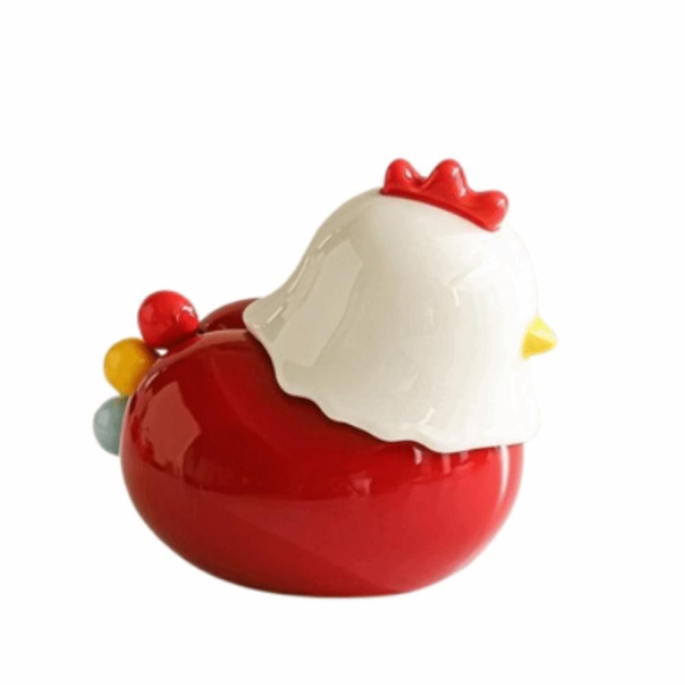 Anti-scald Chicken Toothpick Box Creative Chicken-shaped Fruit Fork Set  Party Supplies