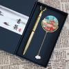 Guizhou Huangguoshu Waterfall Souvenir Bookmark - Jiaxiu Tower Engraved Metal Customization