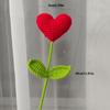 2pcs/3pcs/6pcs  Handmade Knitted Love Bouquet Simulation Bouquet Gift for Friends Valentine's Day Gift