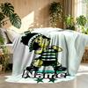 Custom Name Personalized Club Santos Laguna Print Blanket, Home Decor, Bedroom, Sofa, Camping, Couch, Gifts for Birthday ChristmasEnthusiasts