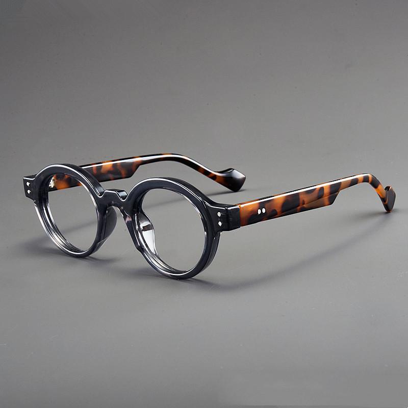 

KLASSNUM Presbyopia Reading Glasses Women Men Retro Round Anti Blue Light Goggles Vintage Hyperopia Eyewear Eyeglasses 0-+4.0 0