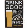 Plaque Metal Tin Signs All You Need is Beer Wall Decoration Vintage Posters Iron Painting for Man Cave Home Cafe Garden Club