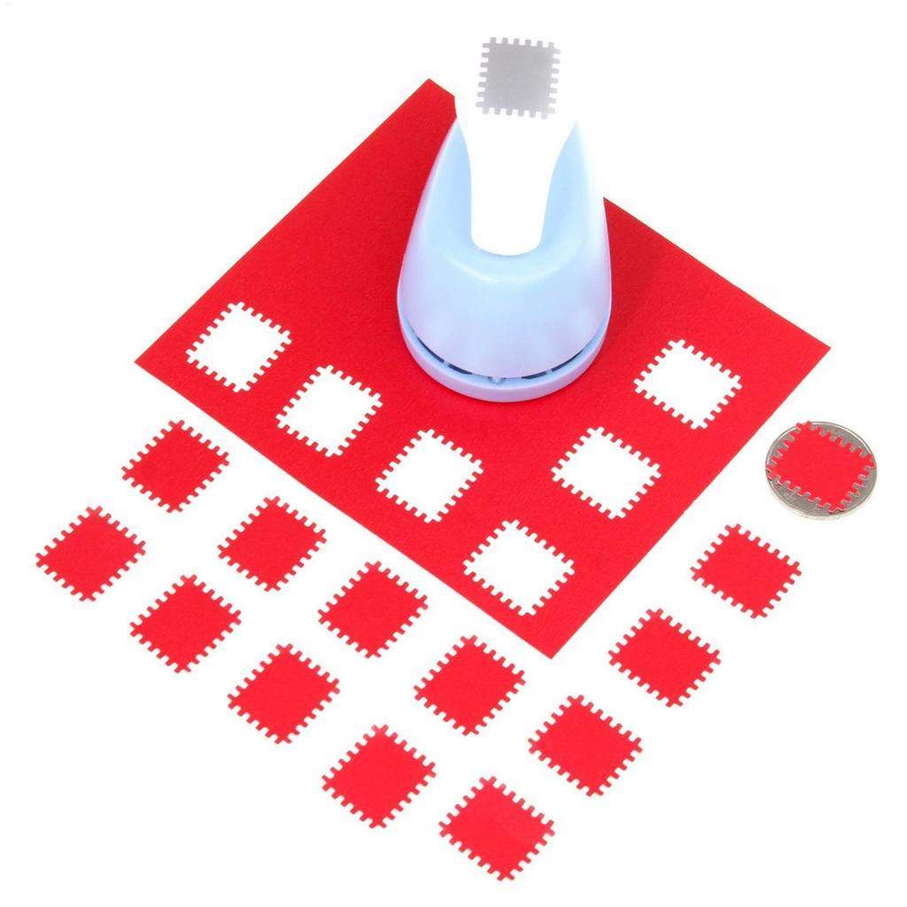 Mini Stamp Shape Craft Punch Embosser Multipurpose Scrapbooking Paper Cutter For Christmas Holiday New Year Parties DIY Projects