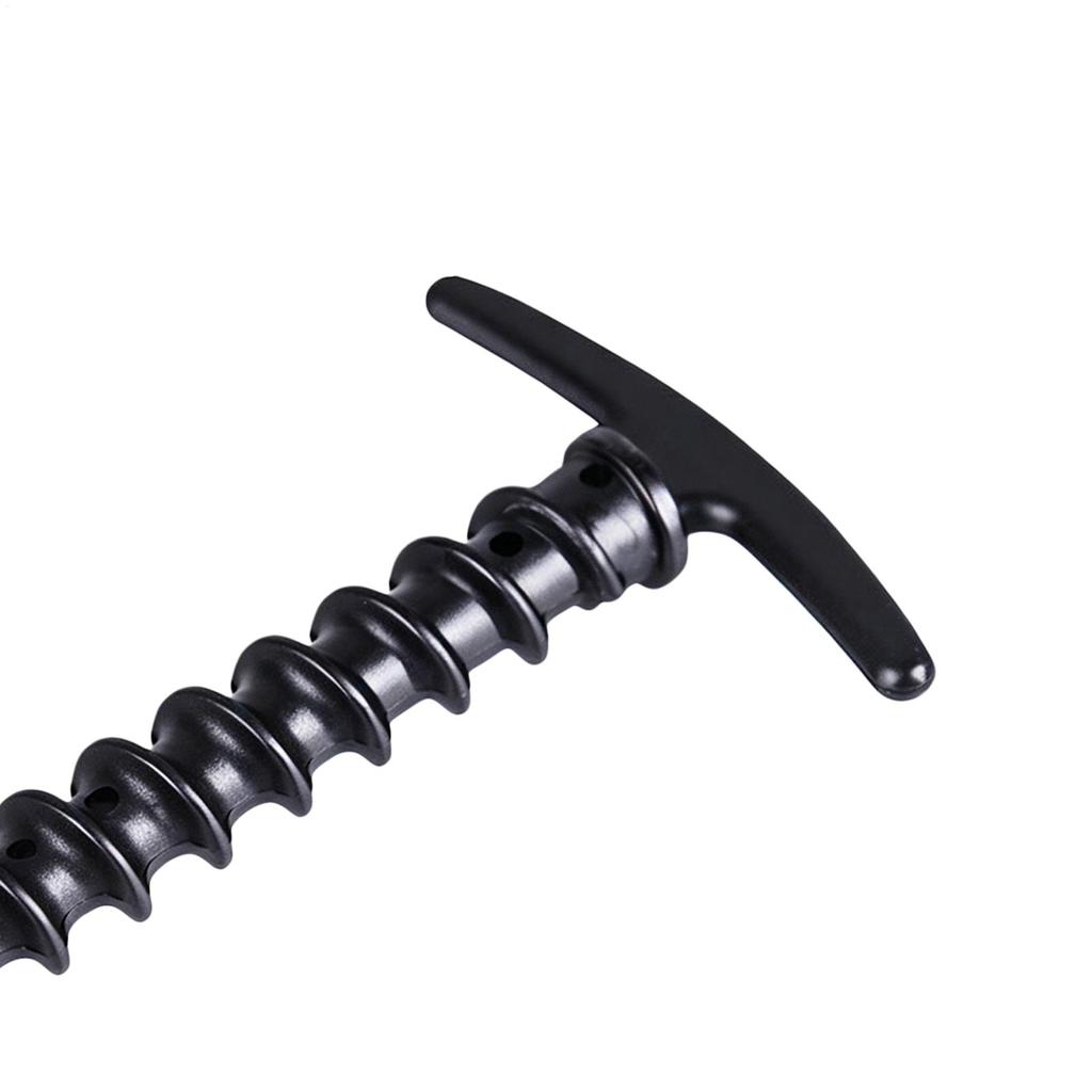 11Pcs Screw in Ground Stakes Tent Pegs Ground Nails Outdoor Camping Peg Screw Stakes Hiking Tent Pins Windproof Tent Accessories