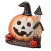 Halloween Pumpkin Decorations Resin Pumpkin Figurines Table Centerpieces for Outdoor Indoor Fairy Garden Decorations
