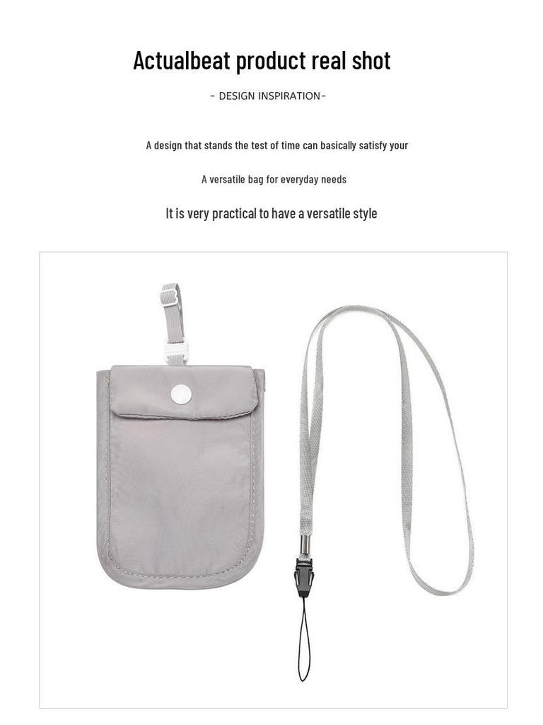 Nylon Ultra-Thin Hidden Underwear Coin Card Holder for Women