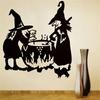Halloween Diy Wall Stickers Window Vinyl Pumpkin Witch Decal Decor Artremoveable