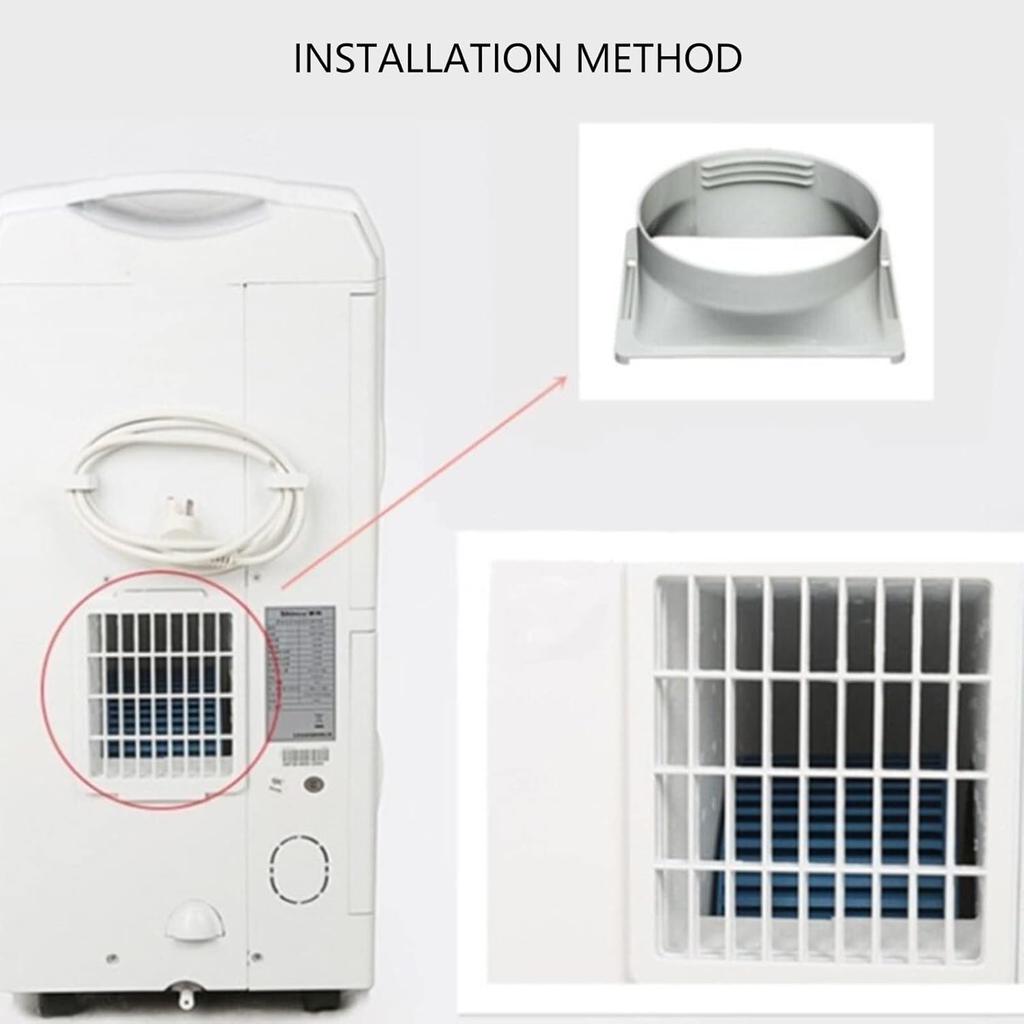 Portable Ac Window Vent Kit, Air Conditioner Exhaust Hose Coupler Portable Air Conditioner Window Vent Kit Portable Ac Vent Hose Universal Thread