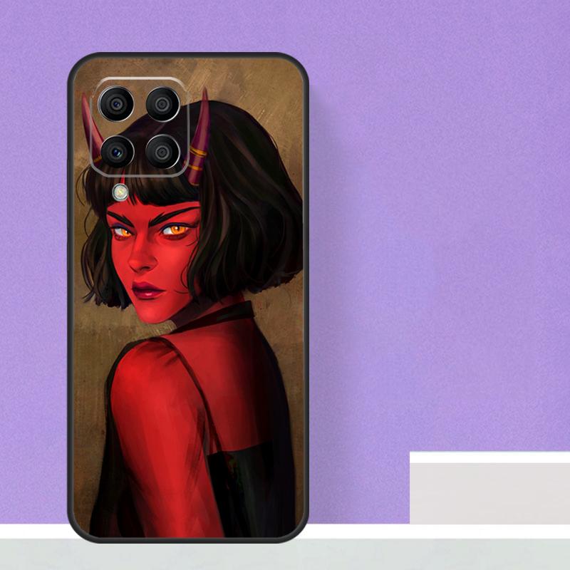 Devil Woman Case For Samsung Galaxy M21 M31 M15 M55 M56 M36 M16 M06 M13 M33 M53 M12 M32 M52 M14 M34 M54