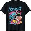Football Drip Boys Football Ice Cream Sprinkle Respect Drip T-Shirt