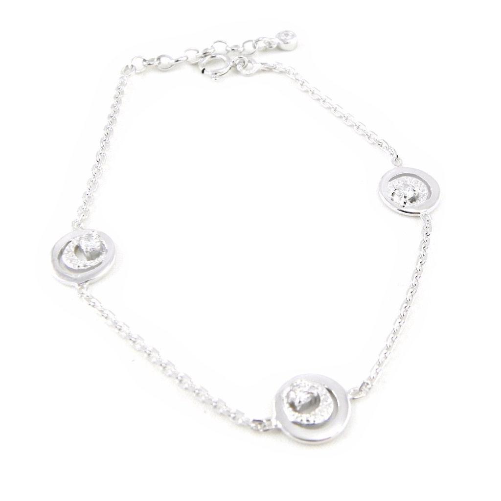 

Altesse [H3153] — Серебряный браслет «Богиня», белый