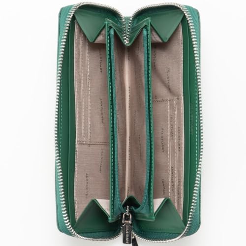 Jill Stuart RF Zipper Long Wallet "Melty" Women's Vivid Plate Thin JSLW4BT1 Green