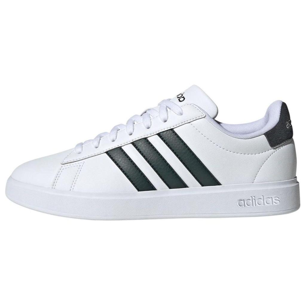 Adidas Neo Grand Court 2 Non-Slip Durable Low-Top Sneakers Unisex Sneakers Black White GW9204