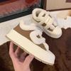 Winter Korean Add Fur Board Shoes Snow Boots Women's Thick-soled Versatile Lamb Wool Sneakers 2026Women Vulcanized Cotton Shoes