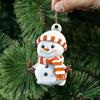 Cross border new product acrylic flat Christmas rainbow snowman set holiday gift home Christmas tree decoration pendant