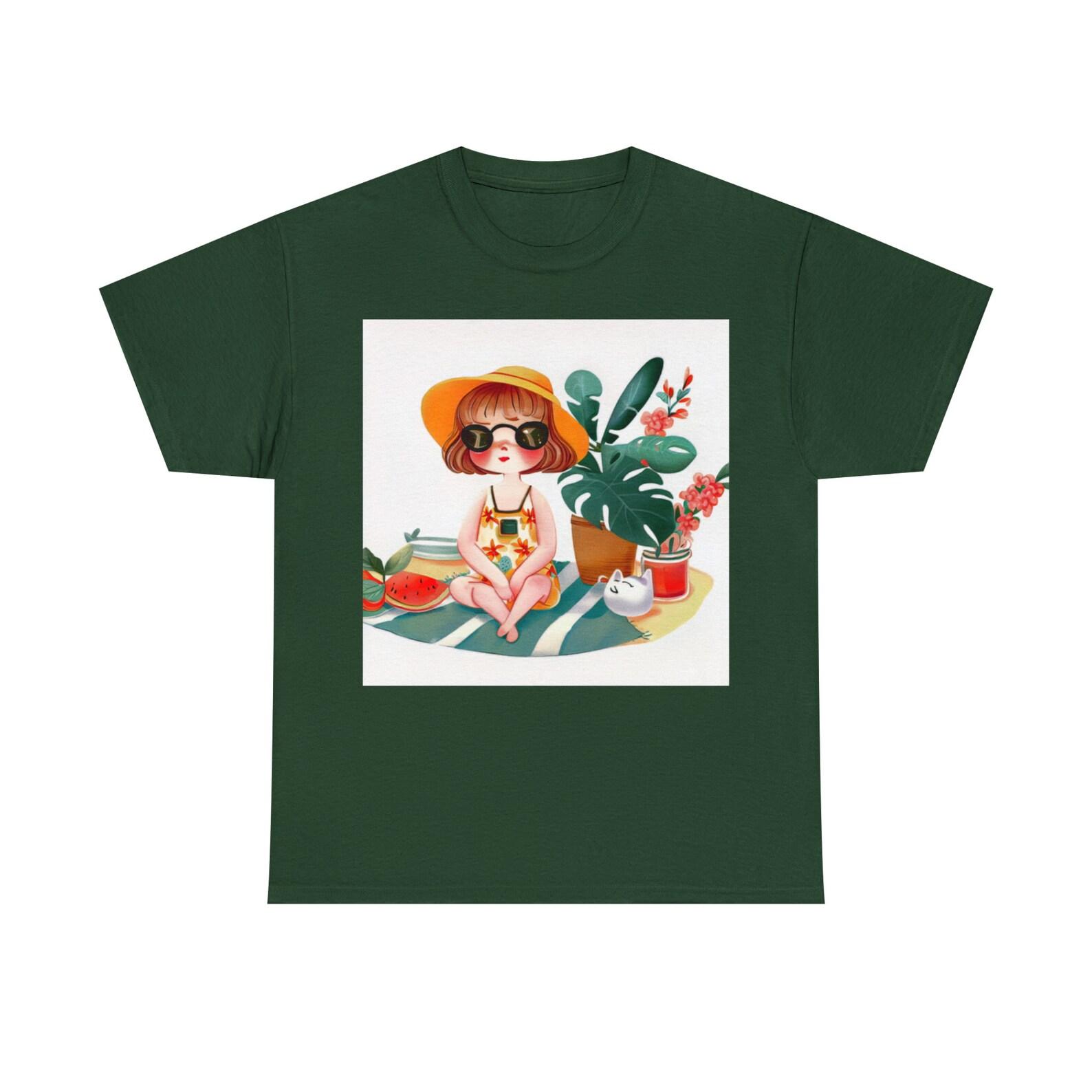Summer Beach Girl Tee 140