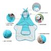 Cute Hooded Raincoat Small To Medium Dogs - Blue Waterproof Pet Cape With Ear Cutouts Teddy Corgi Shiba Inu