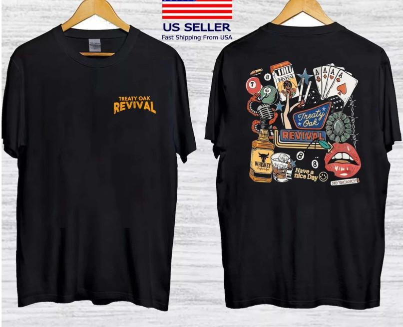 Treaty Oak Revival Trending T-Shirt Country Music Unisex Shirt Unisex T-Shirt S