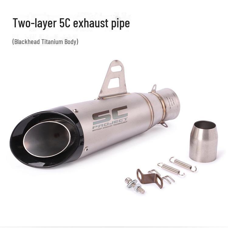 Ninja SC Double Layer Motorcycle Exhaust Tail R25R3R6