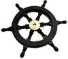 Mariyam Art Handicraft Nautical Wooden Ship Wheel Pirate Captain Brass Boat Steering Home Wall Decor 42-SR86-D9GO