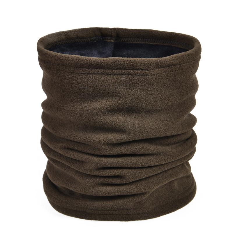 Autumn and winter pullover knitted scarf mask dual-purpose men's and women's warm neck cover riding fleece thickened cervical spine cover