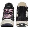ISABEL MARANT x Converse Chuck 70 bequem und vielseitig rutschfest und verschleißfest High-Top Skate-Schuhe Unisex Schwarz
