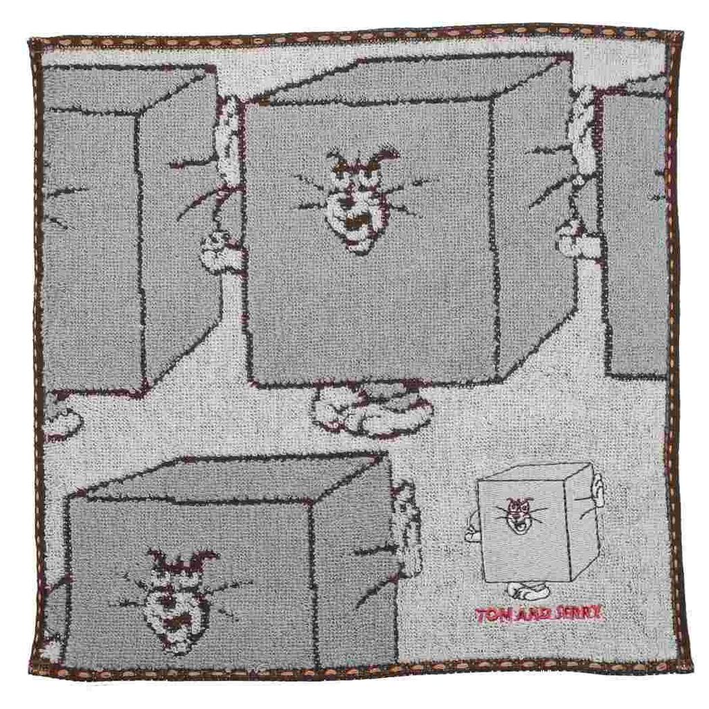 Marushin Mini Tom and Tom Antibacterial and 25 X 25 Cm Towel, Jerry, Pattern, 100% Cotton, Deodorizing, 4105000000, Approx.