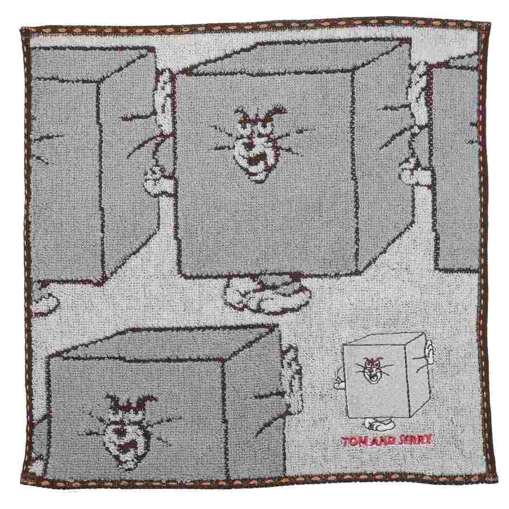 

Marushin Mini Tom and Tom Antibacterial and 25 x 25 cm Towel, Jerry, Pattern, 100% Cotton, Deodorizing, 4105000000, Approx.