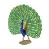 Figur Schöner Pfau Bemalt Professionelle Handwerkskunst Verschleißfest Multifunktional Realistisch Party Pfau Modelle Figur