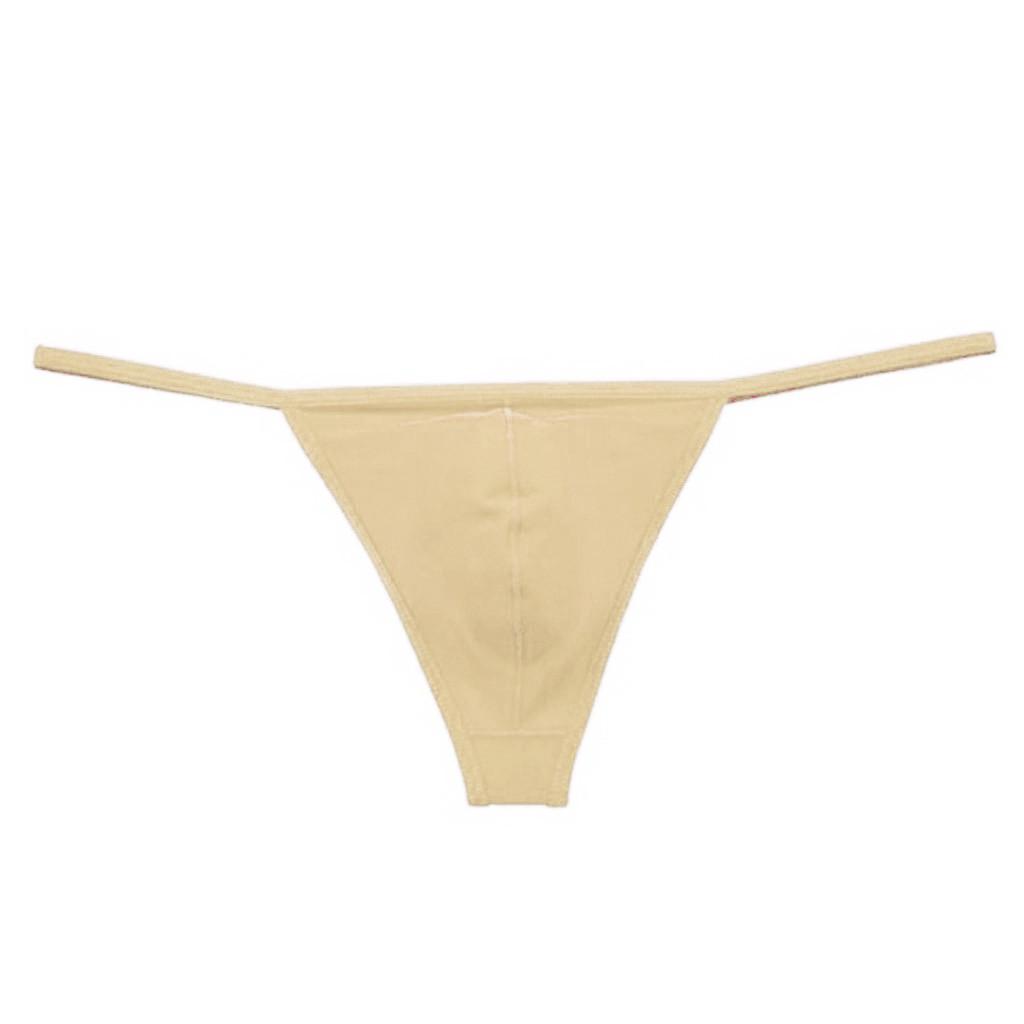 Open Back Mens Underpants Low Waist Briefs G-string Thong Underwear