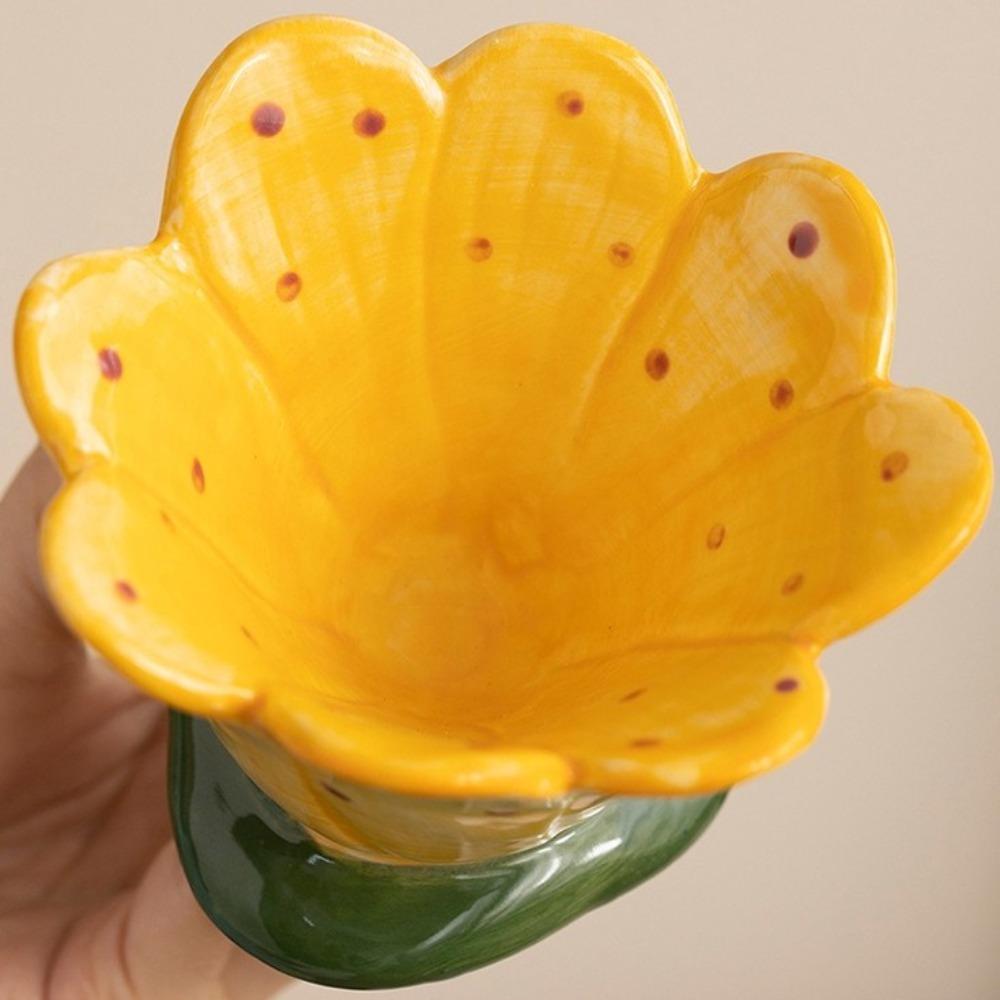 Minimalist Design Ceramic Tealight Candle Cups Handmade Aromatherapy Candle Cup  Girls Gifts