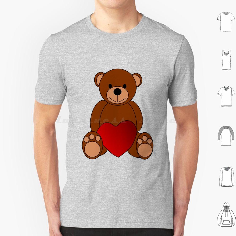 Teddy Love T Shirt Men Women Kids 6xl Teddy Love Bear Teddybear Valentine Valentinesday Red Indianred Indian Brown Toy Toys