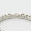 Used TIFFANY&Co. Ring Wedding Band EU#46.5 Pt950Platinum 2.0g Platinum Simple