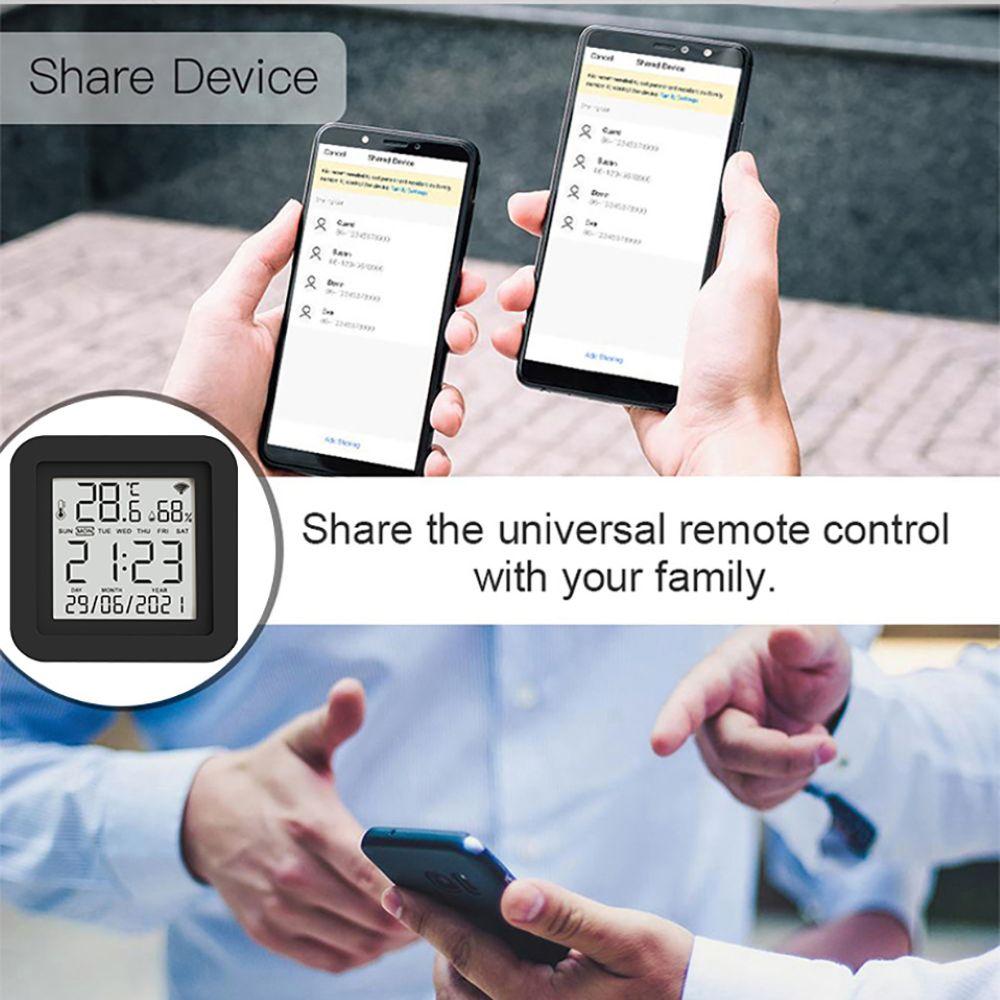 Tuya Smart WiFi IR Remote With Temperature Humidity Sensor For Smart Home APP SmartLife Work with Alexa Google Home Yandex Alice