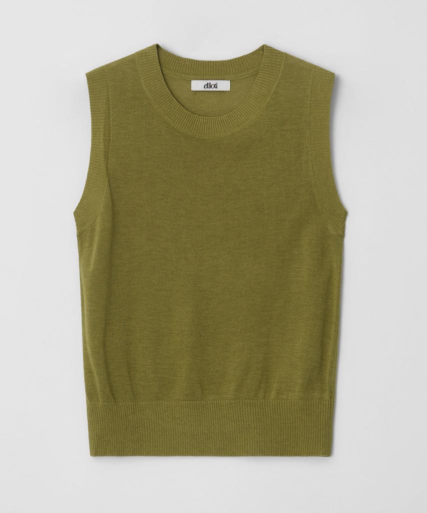 ELLIOTI Arven Sleeveless Knit Top_4Color