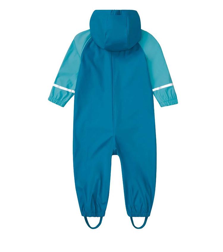 Kinder Ganzkörper-Regenanzug: All-in-One Wasserdichtes Poncho für Jungen und Mädchen - Perfekt für Schule und Outdoor-Spiel