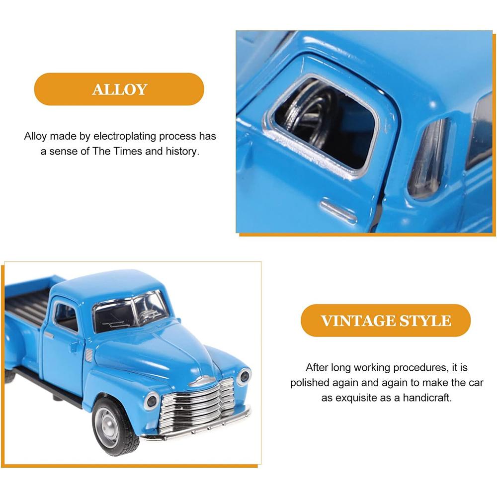 Die-cast Model Toys,Car Alloy Ford Pickup Trucks,Classical Vintage Metal Models,Dining Table Decorations, Home, Car, Office, Children, Gift Sky