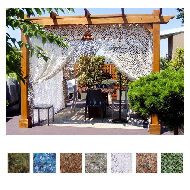 

MENFLY Camouflaged Network White Woodland Single Layer Sunshade Tent Net Outdoor Camping Sunshade тент для навісу для автомобіля 1.5x1m синій
