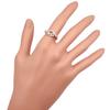 TIFFANY&Co. Love knot Ring Silver925/K18 yellow gold #5.8(US Size) 3.0g Women Used
