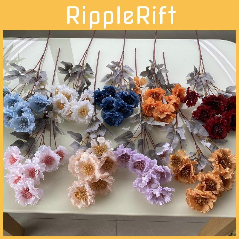 Flowers Silk Wedding 6 Branches Floral Arrangement Venue Home Decoration Gift