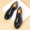Men's Genuine Leather Crocodile Pattern Business Shoes - Comfortable, Wear-resistant, High-end Cowhide