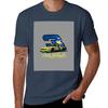 Earnhardt Yellow 3 Car Tshirt All Match Basic Short Sleeve Top Tshirt