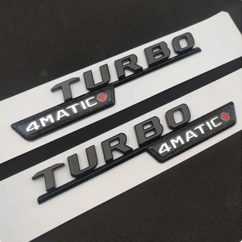 3D ABS Black Silver GLE53 Logo Letters Car Trunk Badge Fender TURBO 4MATIC Emblem Sticker For GLE53 AMG W166 W167 Accessories