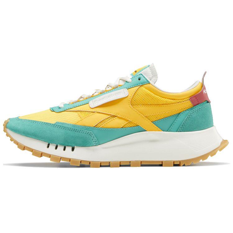 Reebok Kakao x Classic Legacy Unisex White Yellow Green Retro Lifestyle Sneakers GZ6149 EU 34.5