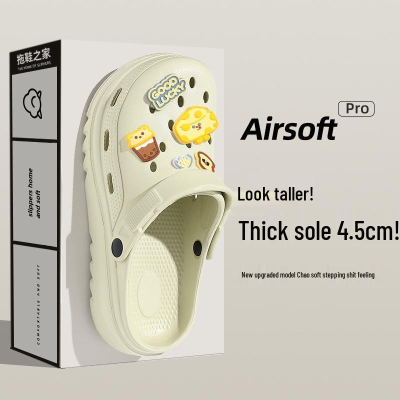 

Women s Eva Thick Sole Height-Increasing Summer Beach Slippers 2025 36-37