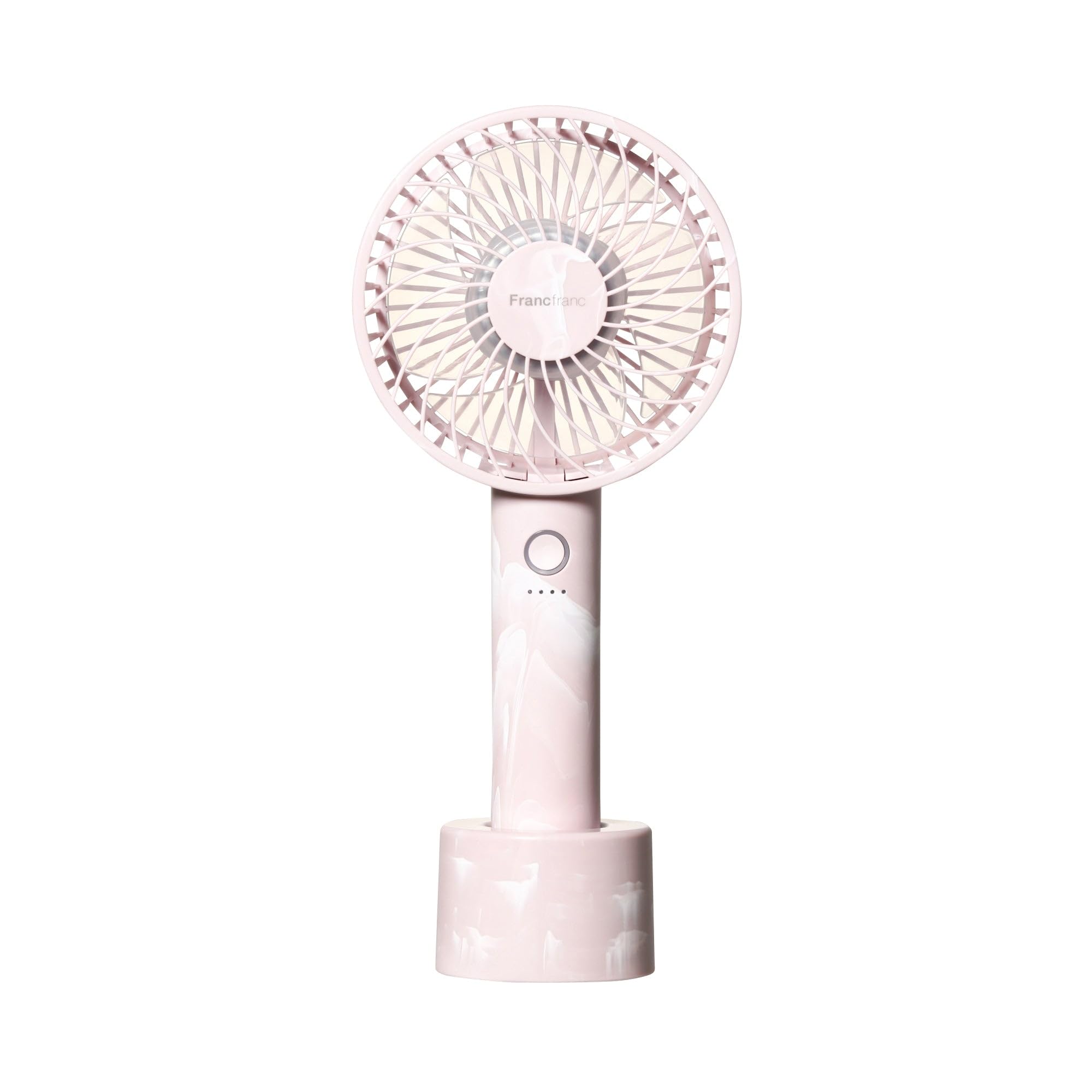 

Francfranc Handy Fan Marble Pink [2024 Model]