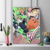 Chainsaw Demon Hunter 100% Round Full Drill 5D DIY Diamond Painting Embroidery Cross Stitch Rhinestone Decor