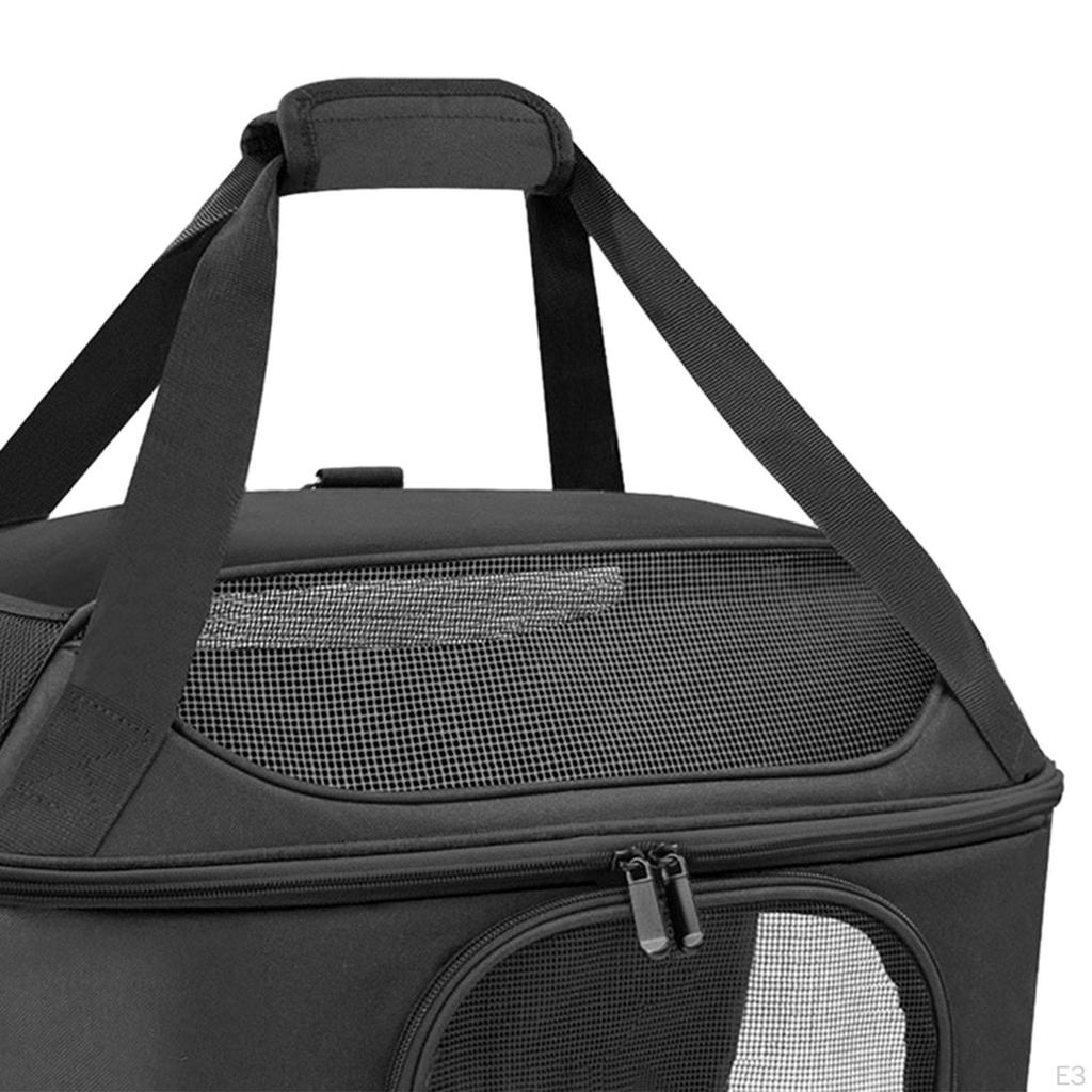 Borsa Trasportino per Gatti, Borsa da Viaggio per Cani, Leggera, Ventilata, Robusta, con , Animale Domestico